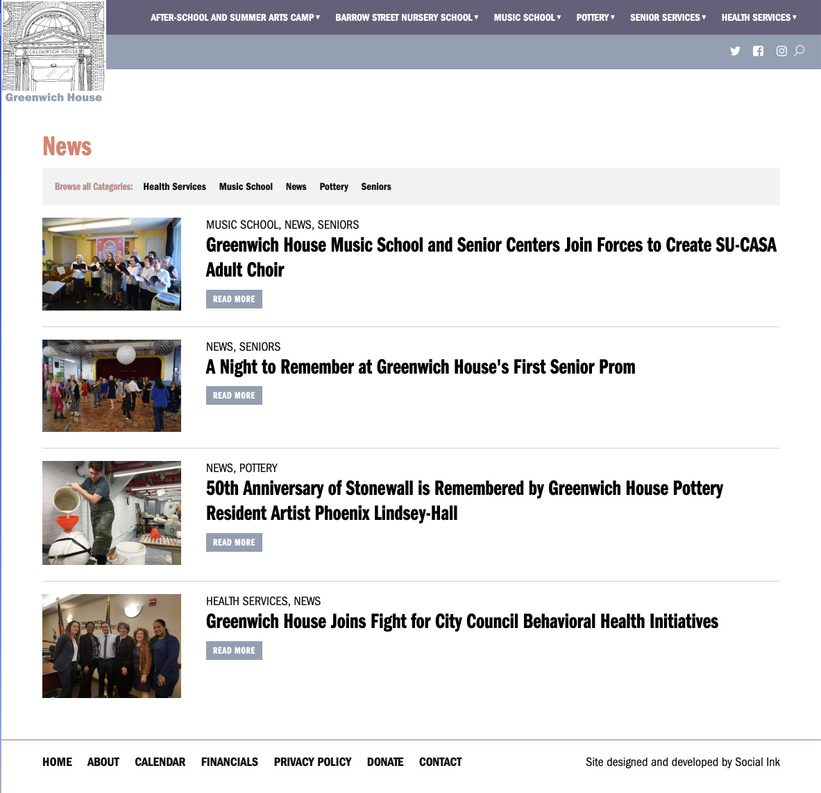 Greenwich House: Greenwich House:  News Hub