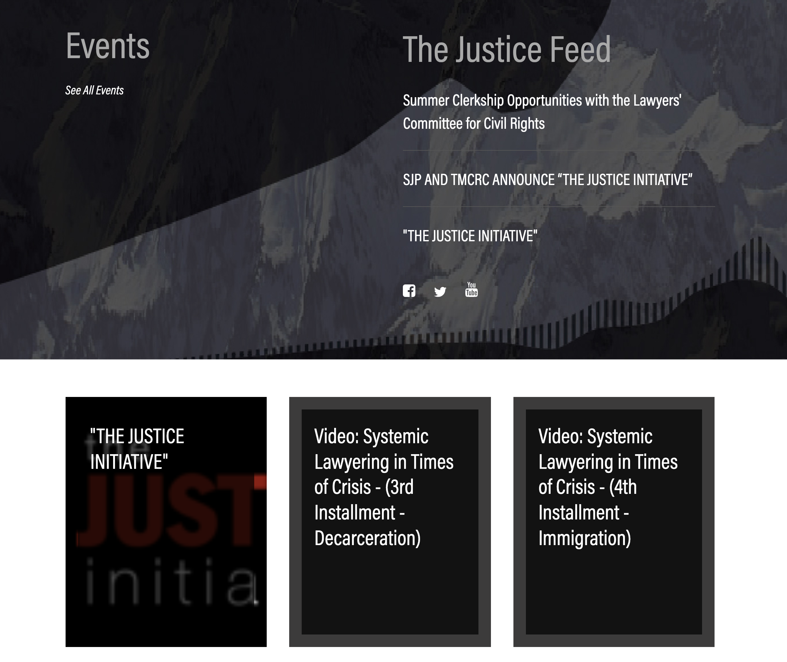 Harvard Law School - Systemic Justice Project: Harvard Law School Systemic Justice Project - Events