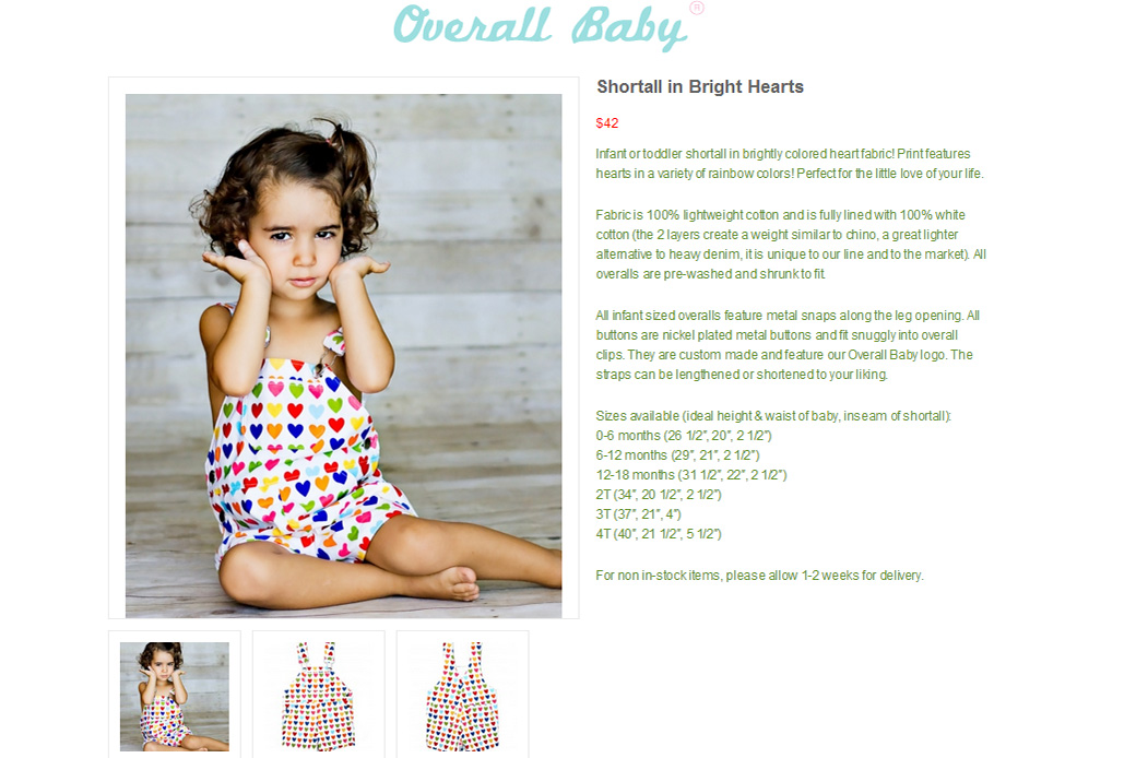 Overall Baby: Overall Baby One Product
