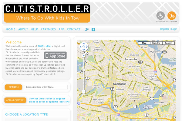 CITI ROLLER / CITI STROLLER: CitiStroller Maps