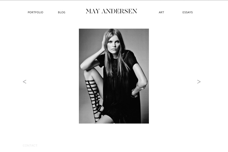 Portfolio Websites: May Andersen's work has a new home on the web!